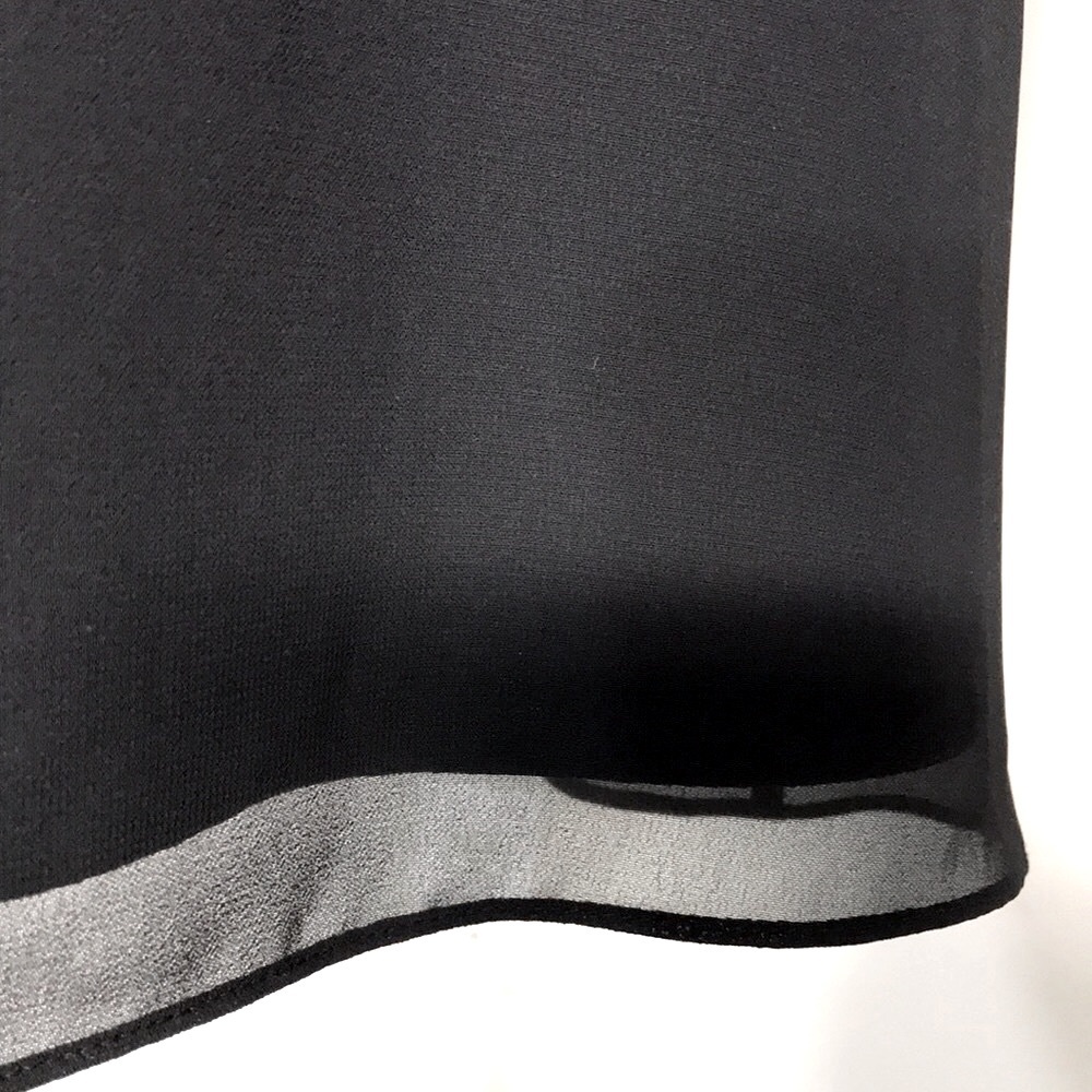 Ann Taylor Women’s Black Spaghetti Strap Midi Dress Size 4 - Picture 4 of 7